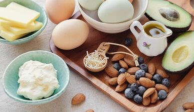 alimenti consentiti nella dieta cheto